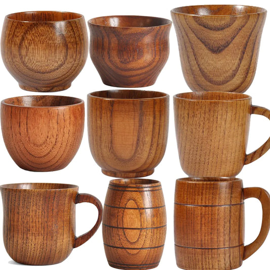 Natural Spruce Wood Cups